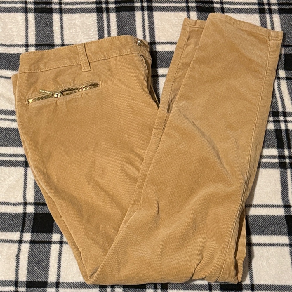 Michael Kors Women's Skinny corduroy jeans in Tan size 10